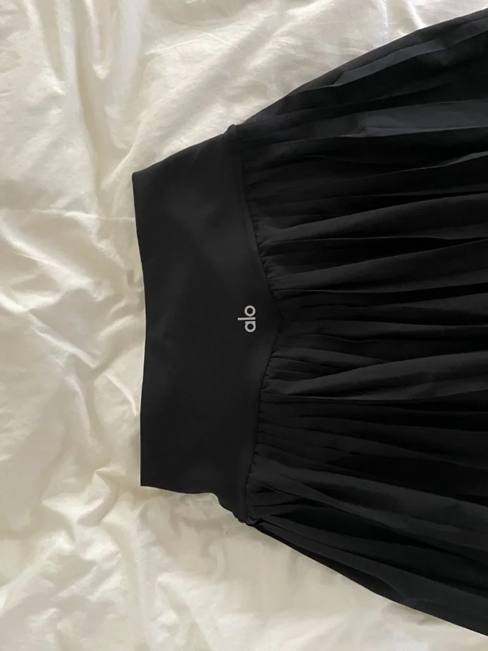 Alo Pleated Tennis Skirt Size Small in Black